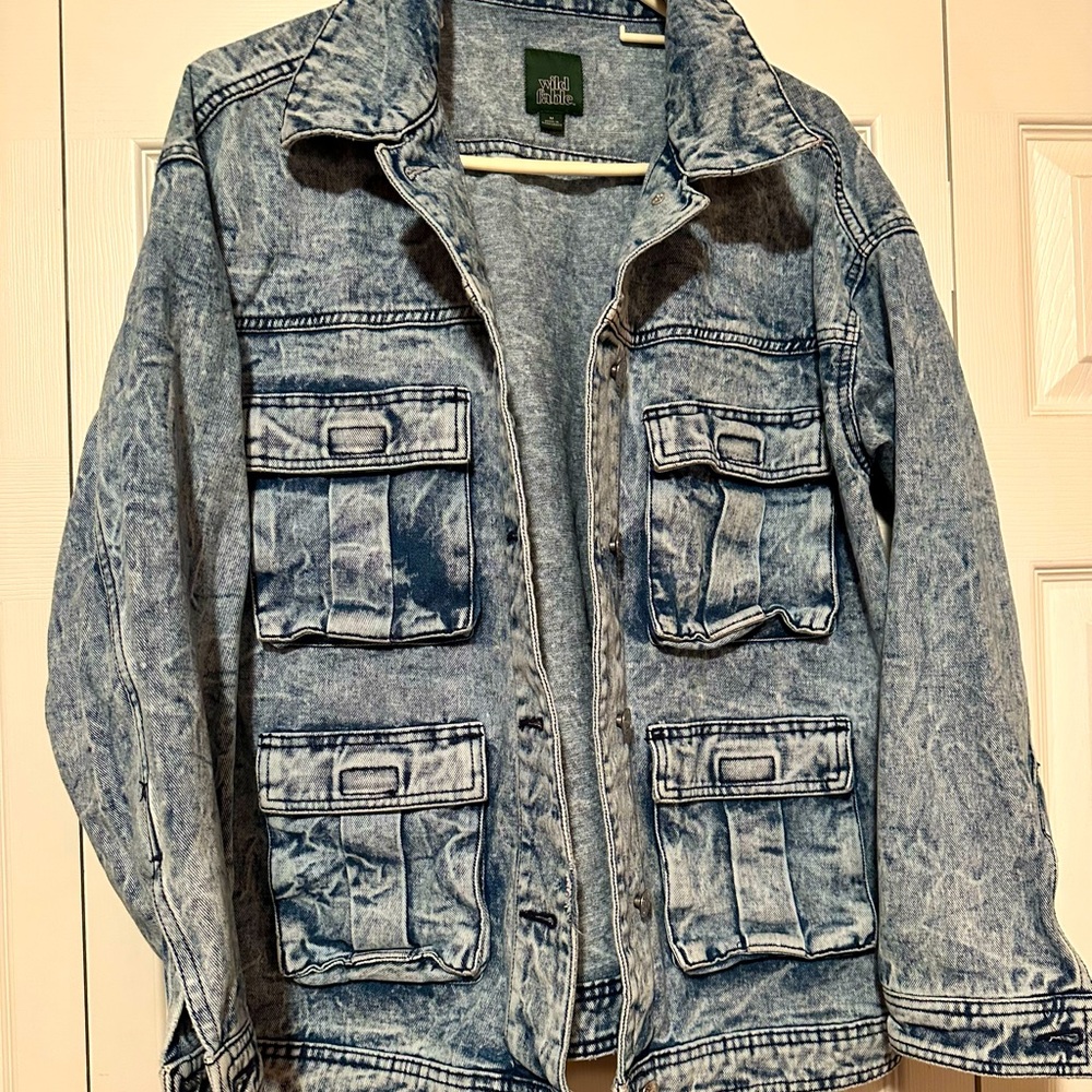 Wild Fable Denim Jacket Medium men’s throwback